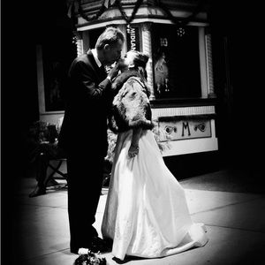 Wedding dress and veil size 6p